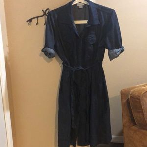 Motherhood Maternity denim dress